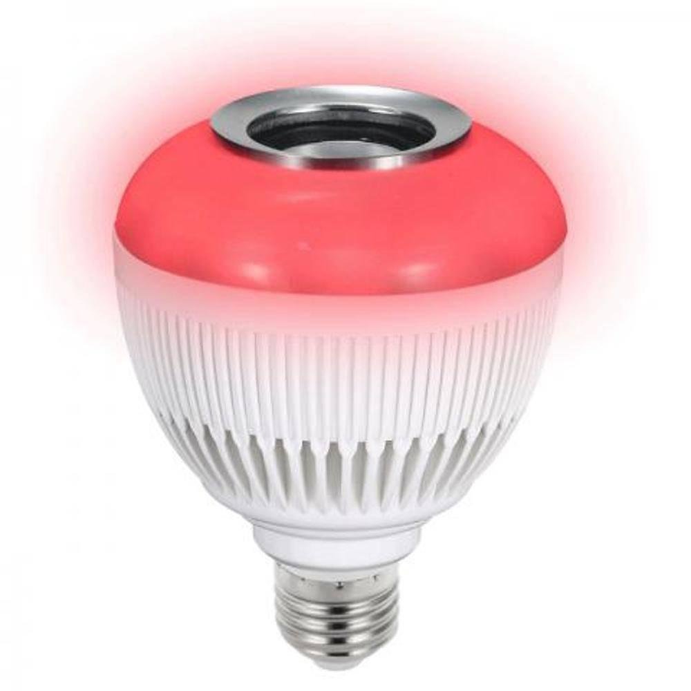 Lâmpada Multicolorido Led Com Caixa De Som Bluetooth 3w