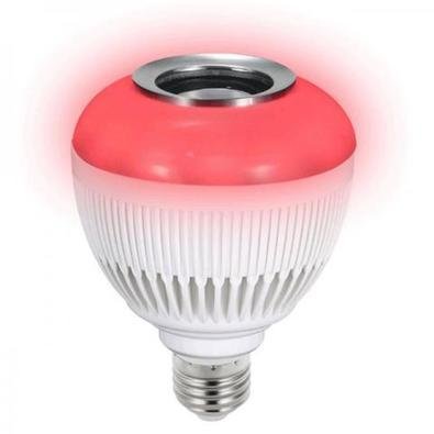 Lâmpada Multicolorido Led Com Caixa De Som Bluetooth 3w