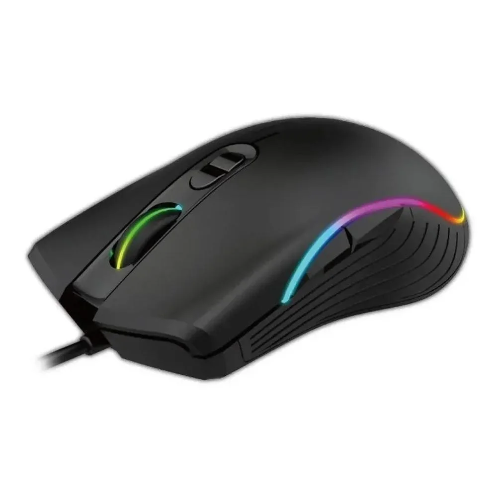 Imagem 2 de 2 do produto Mouse Gamer RGB Lehmox LED Gt-m4 - Ajustável Até 3200 Dpi