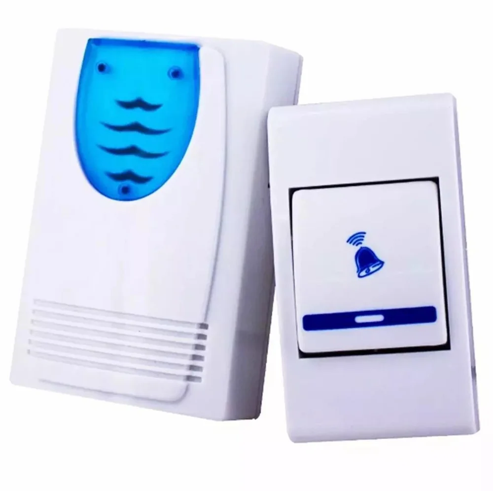 Imagem 2 de 2 do produto Campainha Sem Fio Wireless 100 Metros 32 Toques Residencial