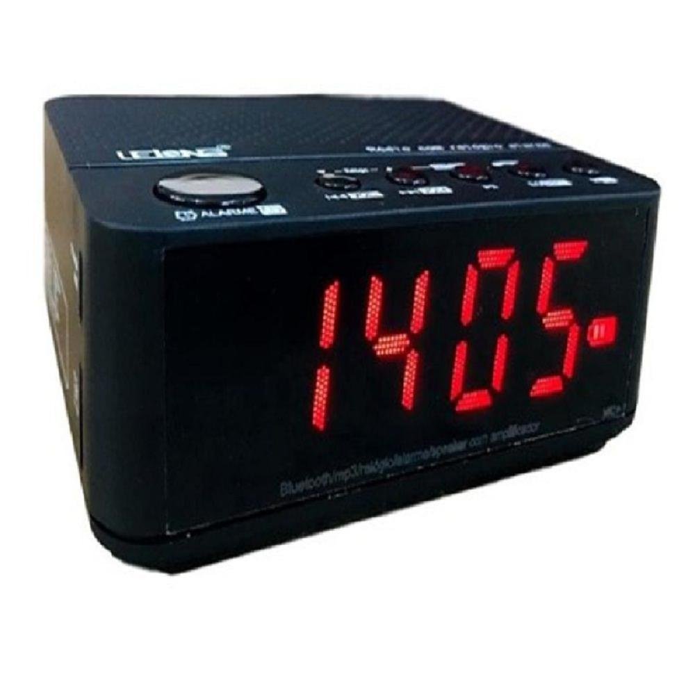 Imagem 3 de 5 do produto Relogio Radio  Fm Bluetooth Le-674 Despertador Digital