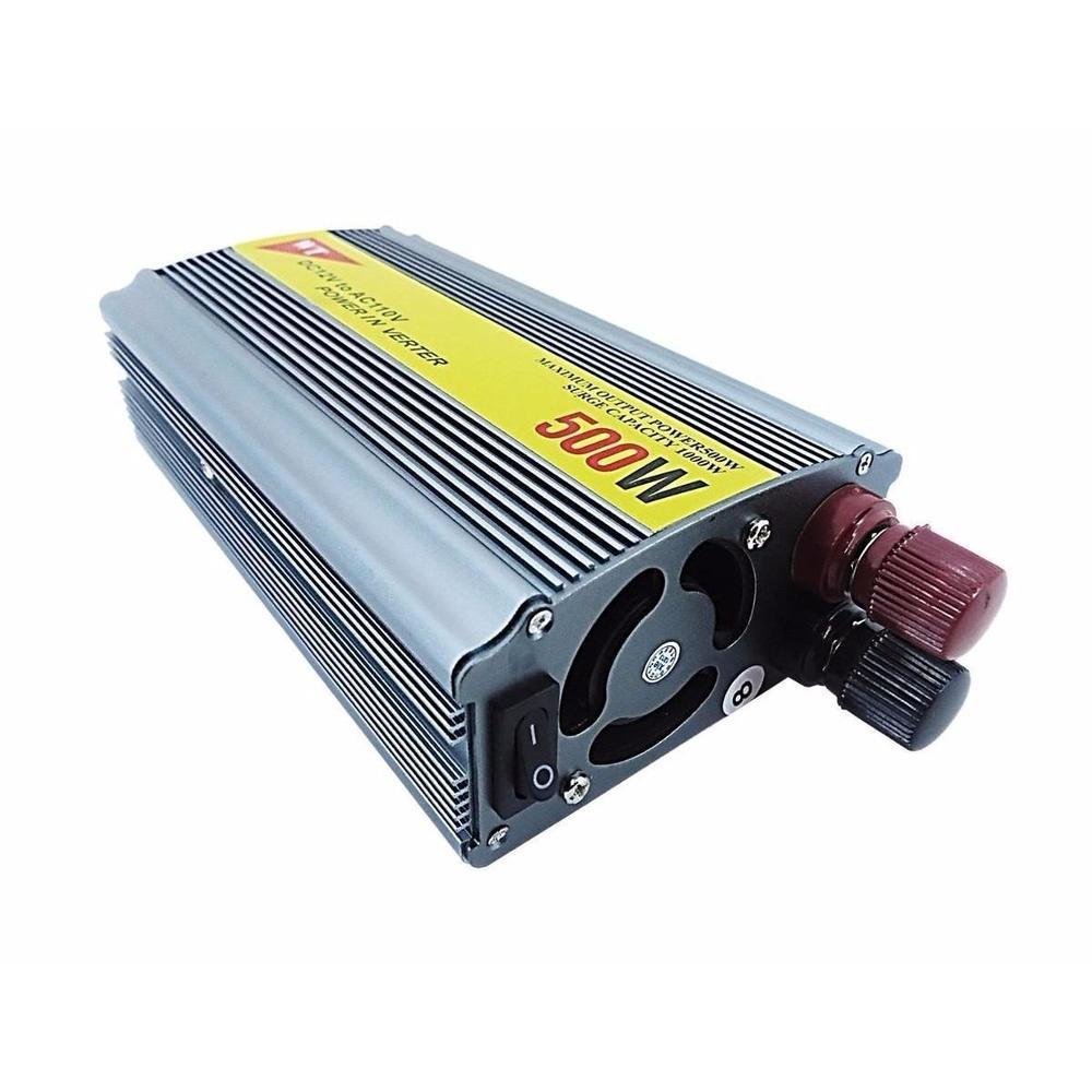 Imagem 2 de 2 do produto Inversor Conversor Veicular Bateria 500w Dc 12v Ac 110v