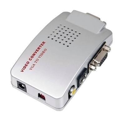 Conversor Adaptador Vga Para Rca E S-vídeo Pc Tv