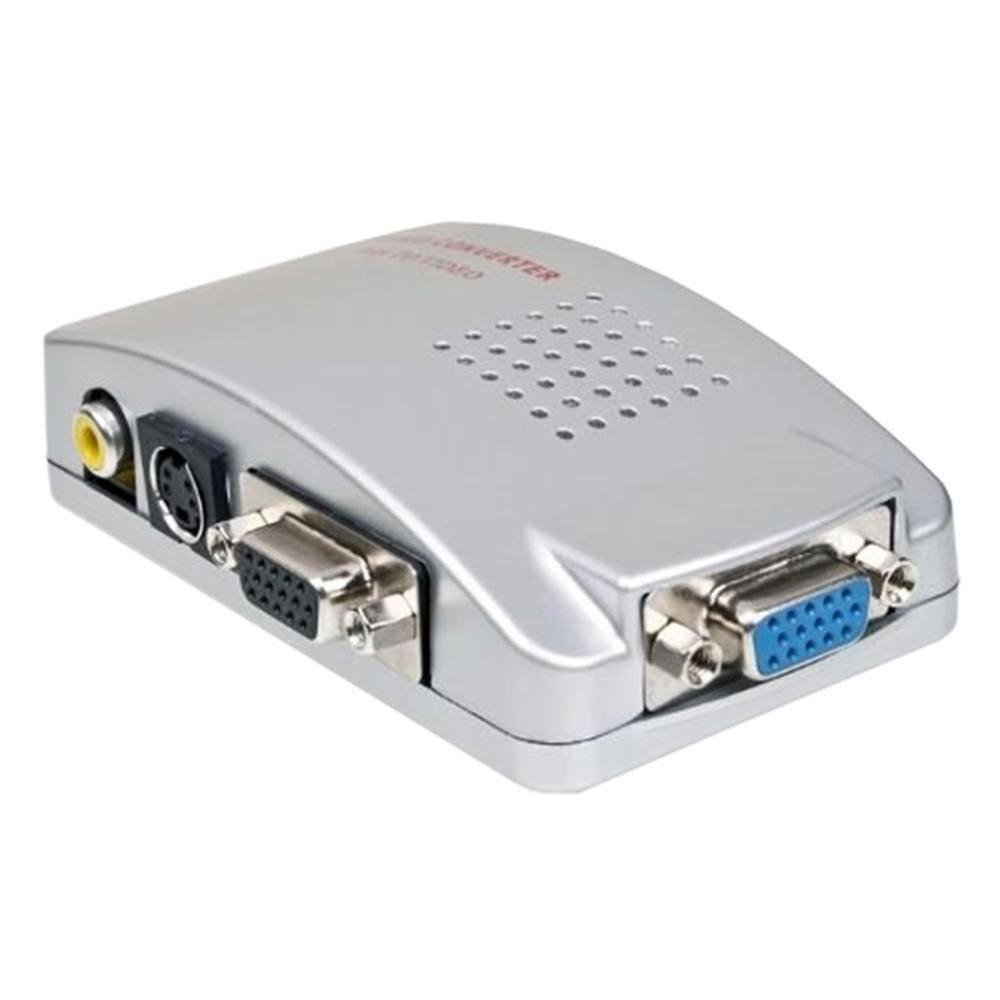 Imagem 2 de 3 do produto Conversor Adaptador Vga Para Rca E S-vídeo Pc Tv