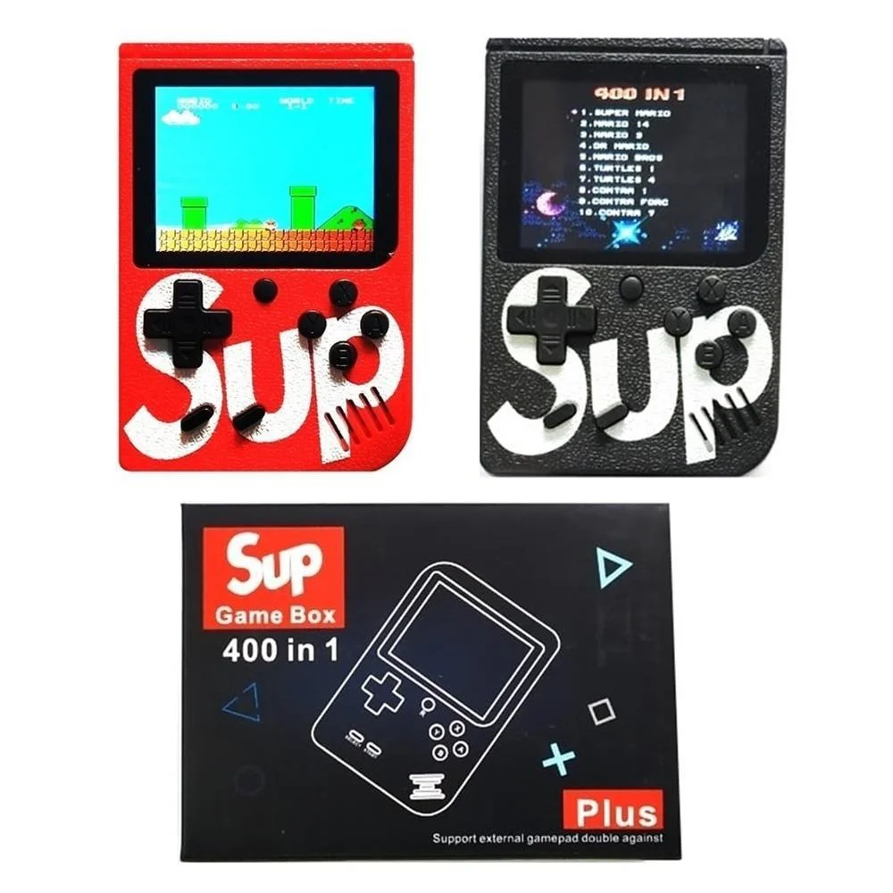 Imagem 3 de 5 do produto Modelo Retro De Game Box  Com Jogos 400 In 1 Plus