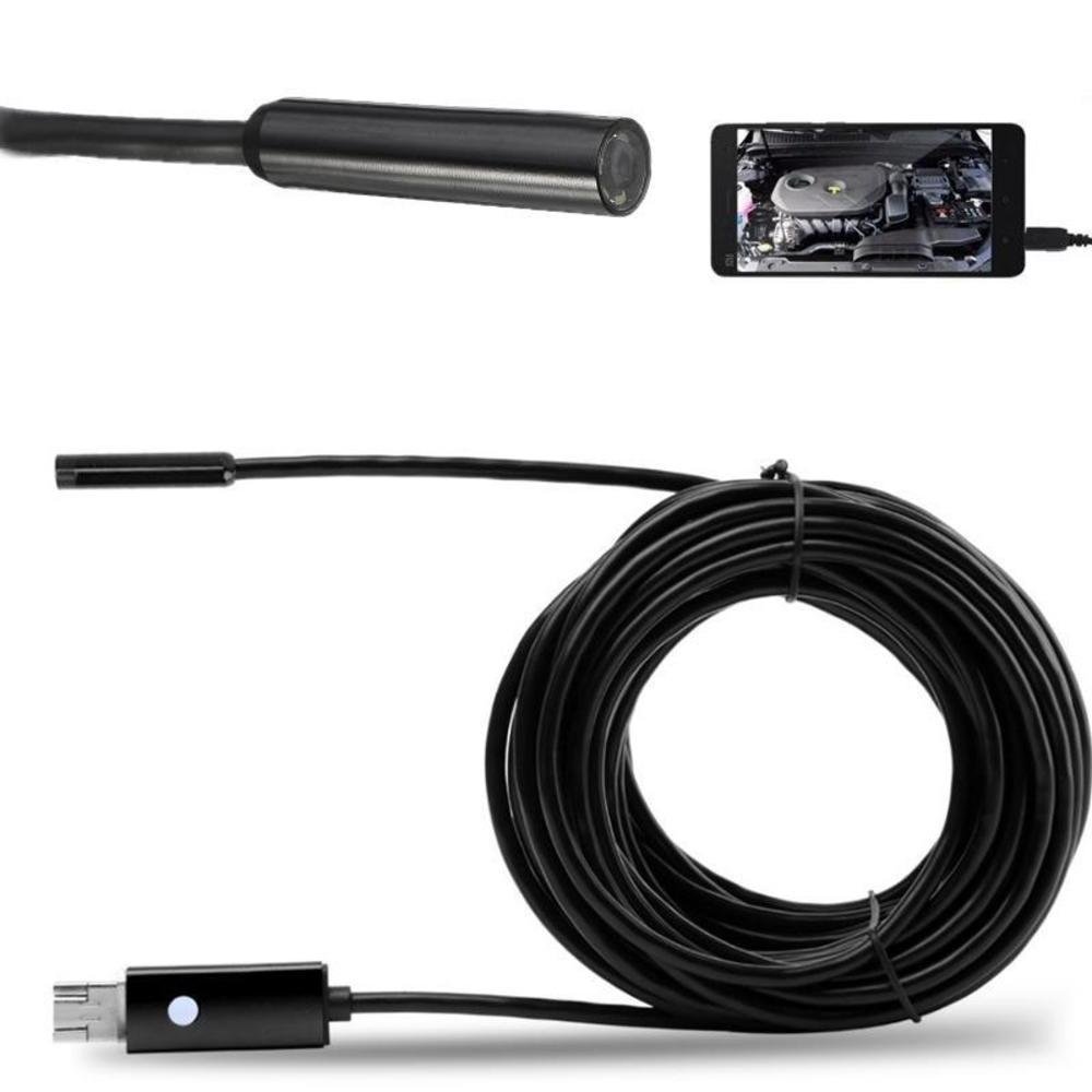 Imagem 2 de 5 do produto Câmera Inspeção LED Sonda Endoscópica Android PC  5 Metros