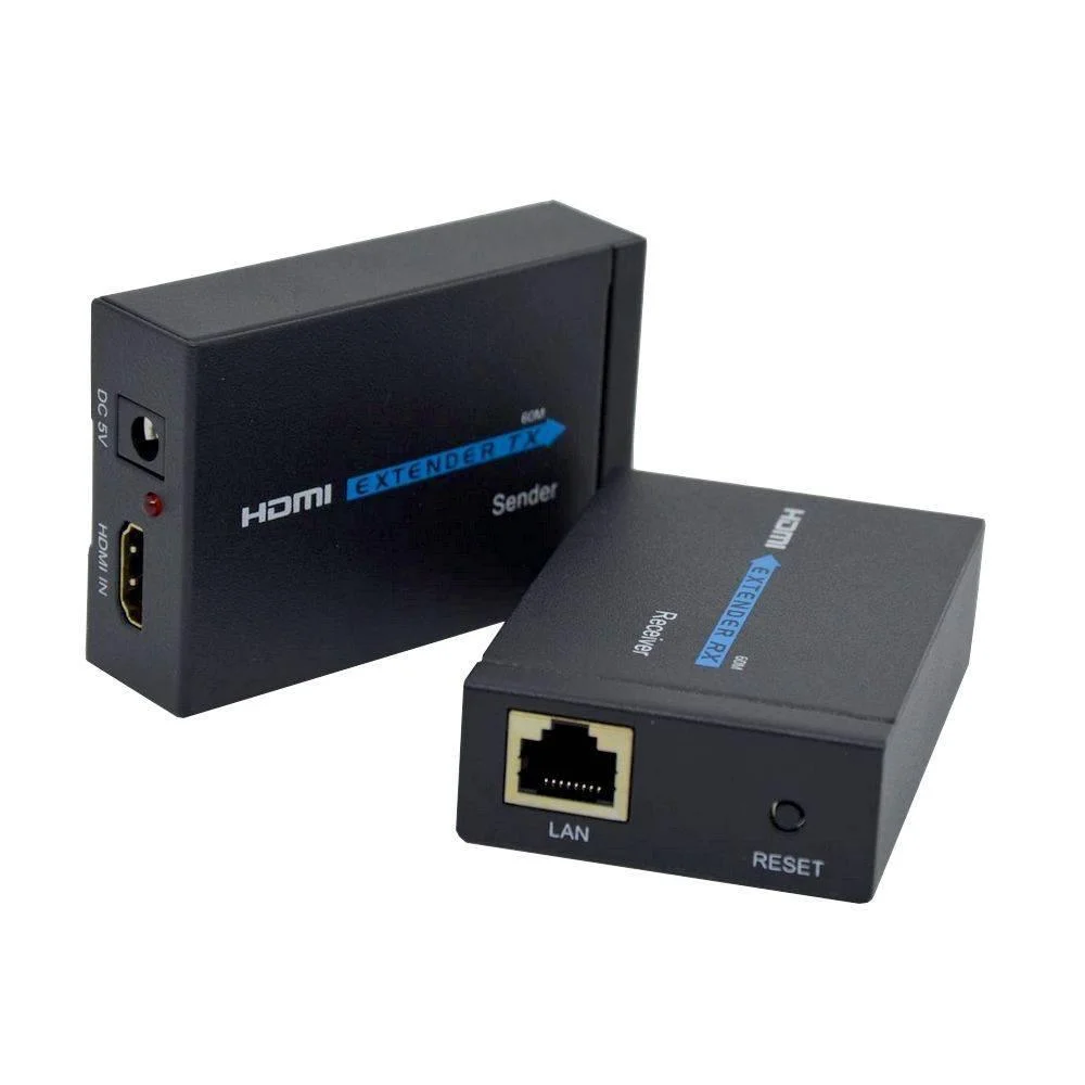 Imagem 5 de 5 do produto Extensor HDMI 60 Metros Cat 5e/6 3d 1080p