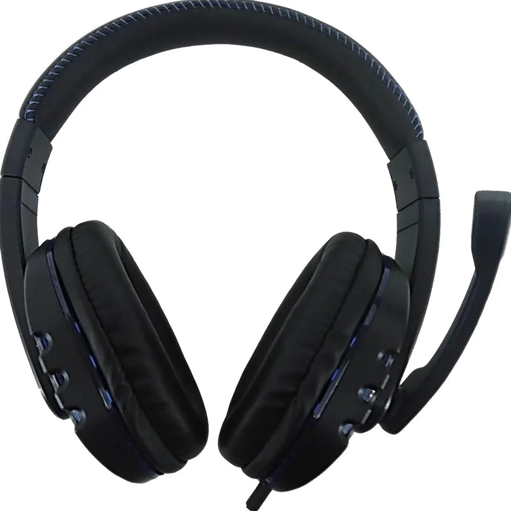 Fone Com Microfone Headset Gamer Usb Fr-215 Preto E Azul Fone Com Microfone Headset Gamer Usb Fr-215 Preto E Azul