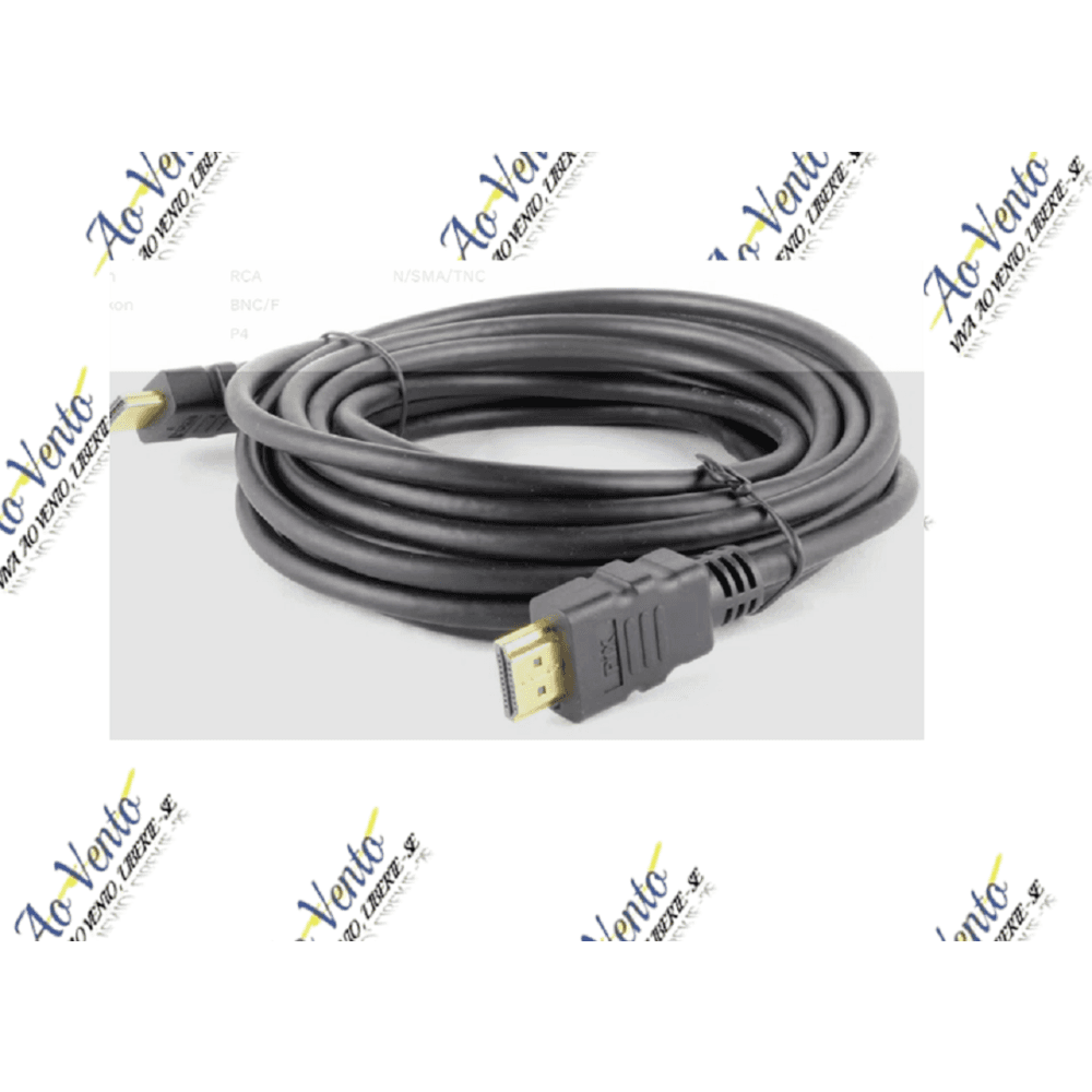 Imagem 3 de 3 do produto Cabo HDMI Macho X Macho 5 Metros 2.0 19 Pinos 4k 3d