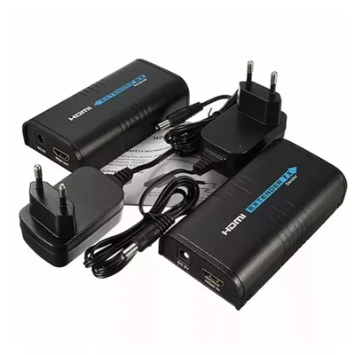 Extensor Via Cabo De Rede Até 120 Metros HDMI Extender Tx/rx