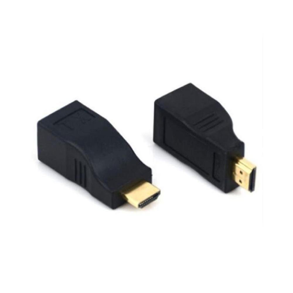 Imagem 2 de 3 do produto Extensor HDMI 30 Metros Via 1 Cabo De Rede Rj45 Cat5e/6