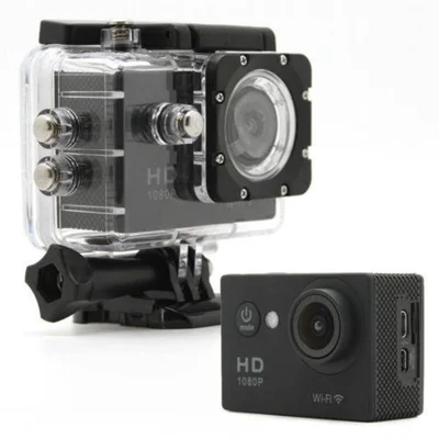 Camera Prova Dagua Ação Cam Sport Full Hd 1080p Wi-fi