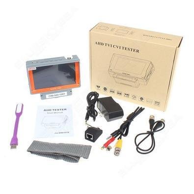Monitor 5.0 Tester Camera Testador 4 Em 1 Cvbs/ahd/tvi/cvi