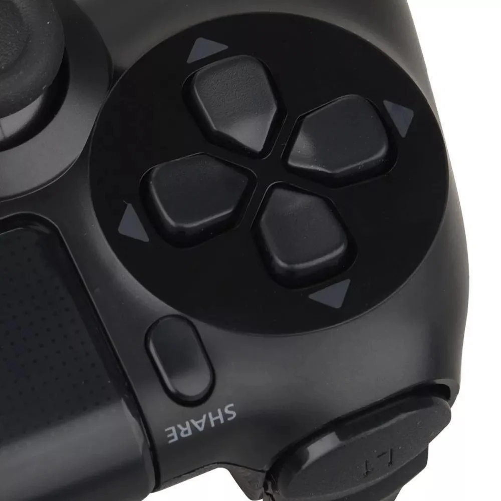 Imagem 2 de 5 do produto Controle Ps4 Slim Dualshock Jet Black Fio Resistente Full