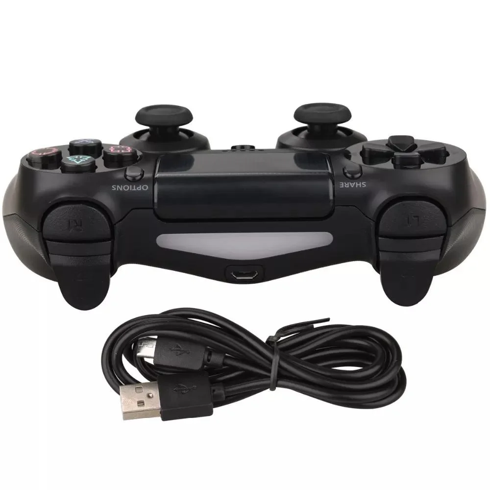 Imagem 5 de 5 do produto Controle Ps4 Slim Dualshock Jet Black Fio Resistente Full