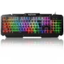 Teclado Gamer Semi-mecânico Com Iluminação Em Led Bk-g200