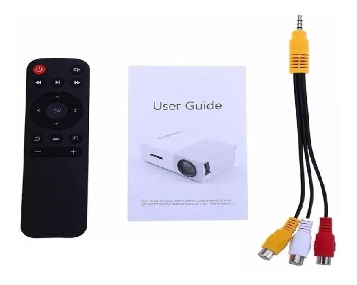 Mini Projetor Portátil Full Hd Led 600 Lumens Usb Sd HDMI