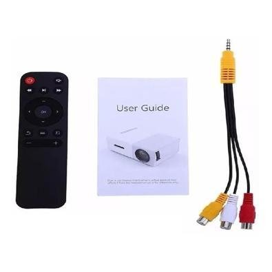 Mini Projetor Portátil Full Hd Led 600 Lumens Usb Sd HDMI