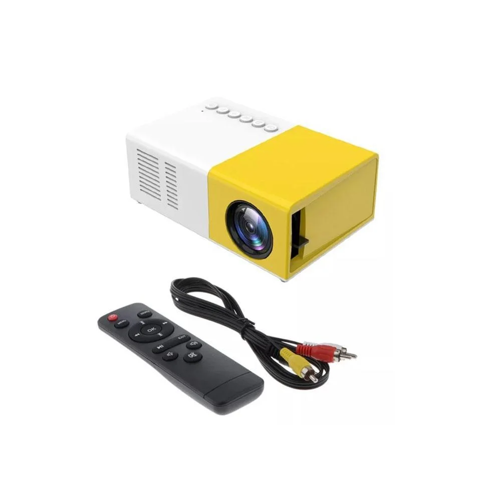 Imagem 4 de 4 do produto Mini Projetor Led Portátil Full Hd 600 Lumens Usb