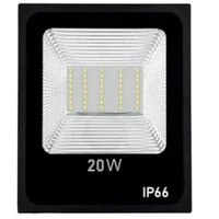 Holofote Refletor Led 20w Ip66 Branco Frio Bivolt