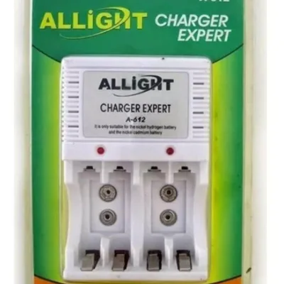 Carregador De Pilha Aa Aaa Bateria 9v Recarregável Bivolt