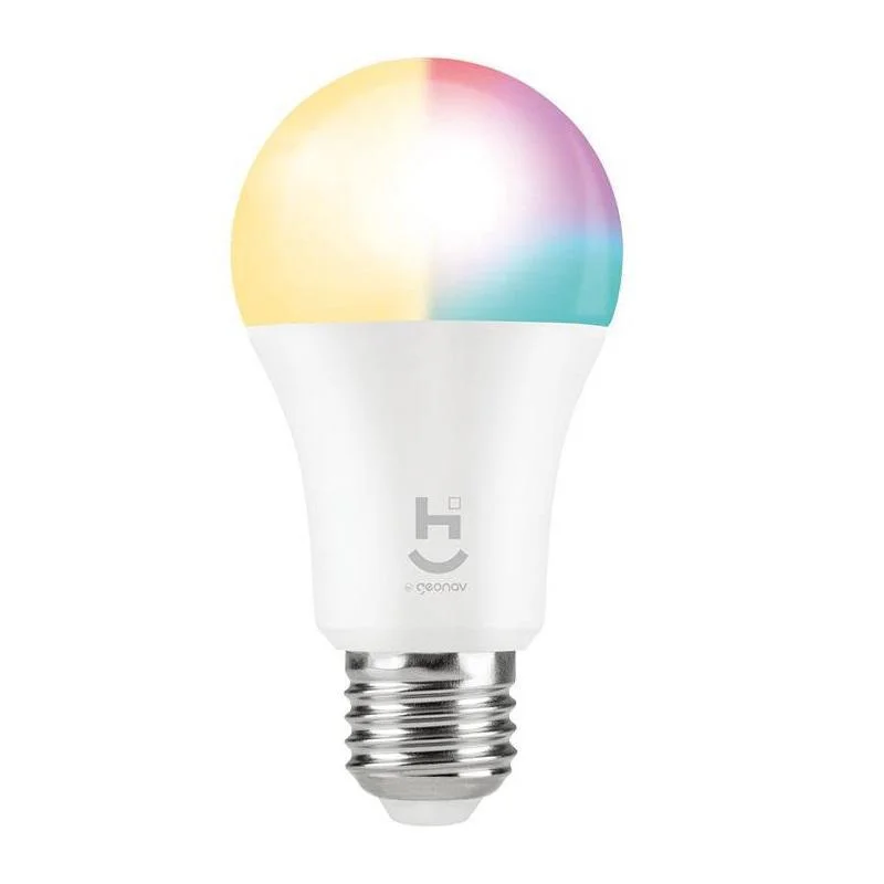 Imagem 2 de 2 do produto Lâmpada LED RGB Wi Fi Inteligente 10w 800 Lumens Comando Voz