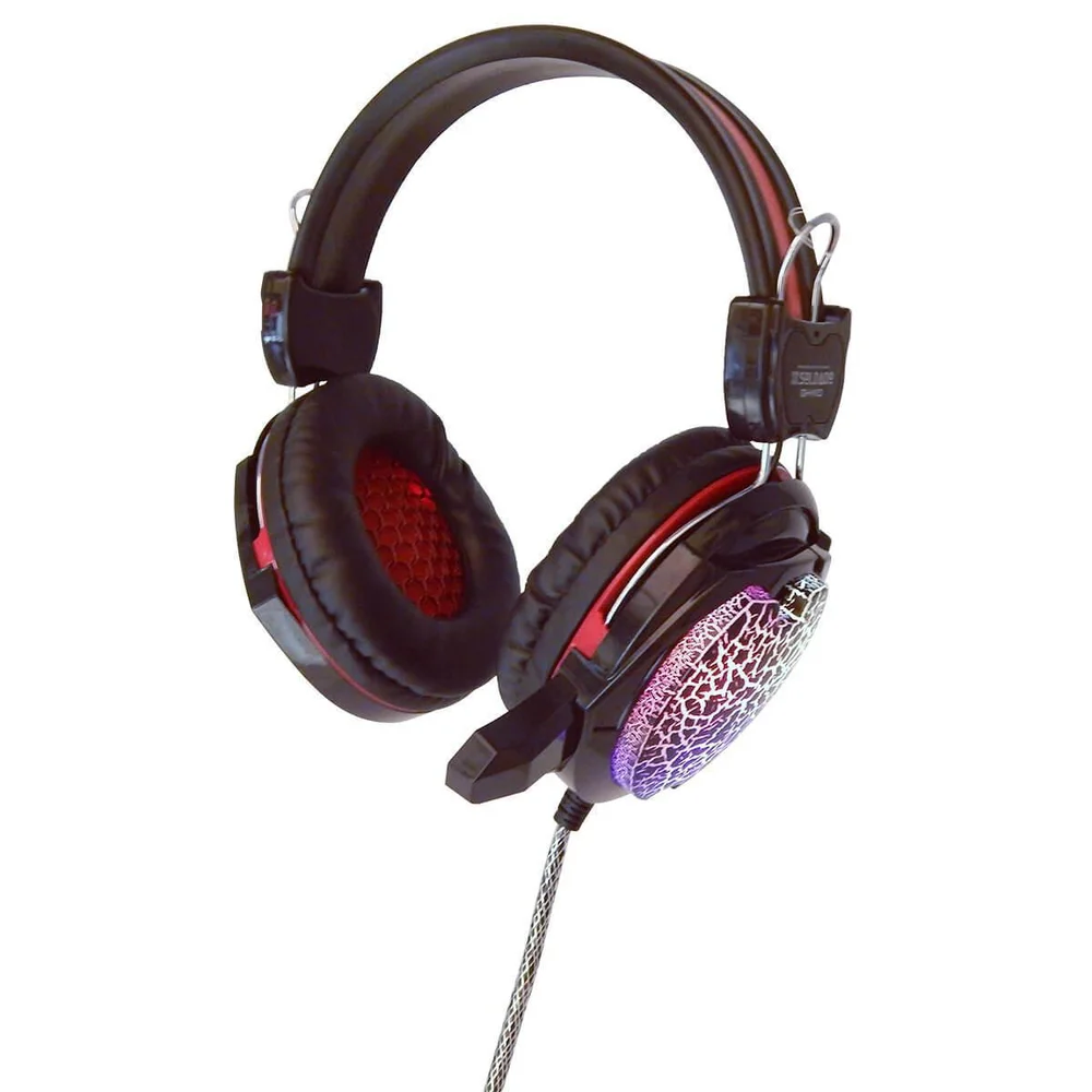 Headset Gamer LED Usb Fone E Microfone Gh-x10 Head Set Headset Gamer LED Usb Fone E Microfone Gh-x10 Head Set