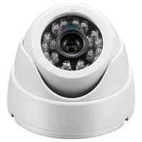 Camera Dome Ccd Infra Vermelho 24 Leds 20mts Linha 3,6mm Branca
