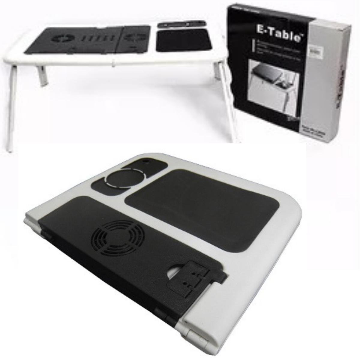 Mesa Dobrável Notebook Usb 2 Cooler Mousepad Folding Table