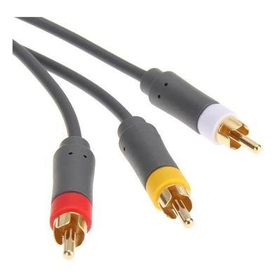 Cabo Av Rca Áudio Vídeo Xbox 360 B-max Reforçado 720p