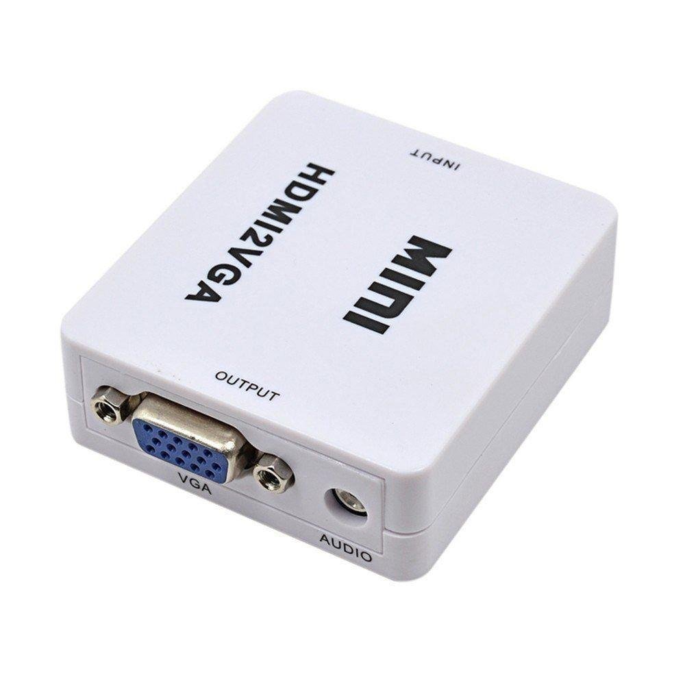 Imagem 4 de 4 do produto Mini Conversor Adaptador HDMI Para Vga E Áudio