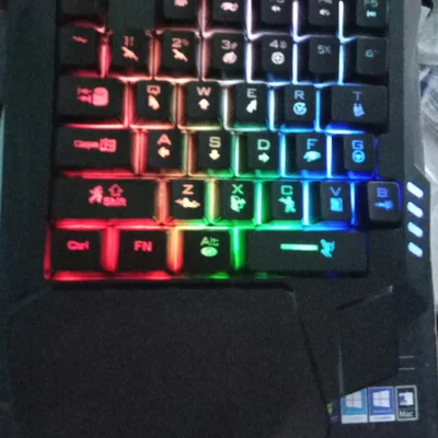 Teclado Gamer Single Hand Mão Mecânico