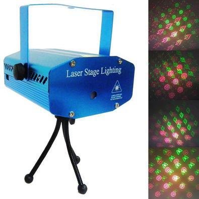 Projetor Laser Holografico Canhao Strobo Efeitos Luzes