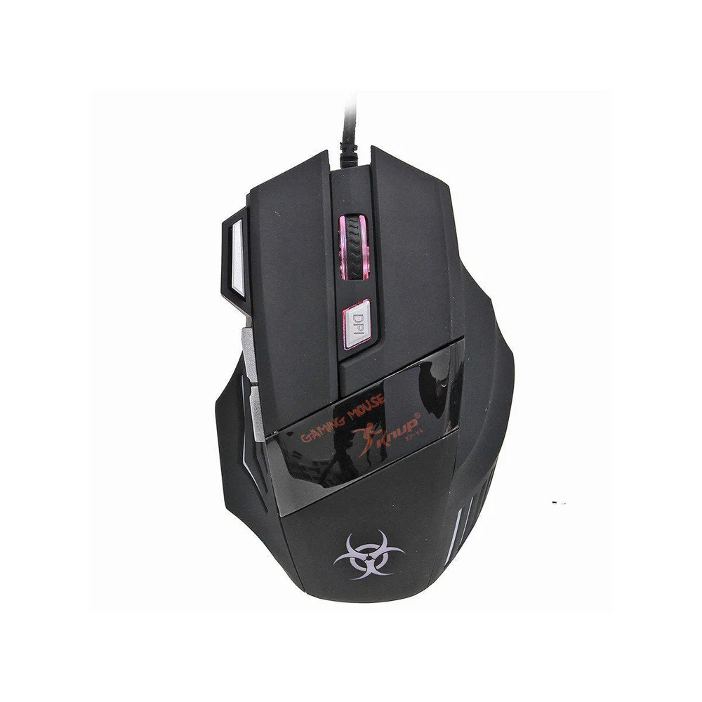 Mouse Usb Gamer 6d 7 Botões 7 Cores Kp-v4 Knup Mouse Usb Gamer 6d 7 Botões 7 Cores Kp-v4 Knup