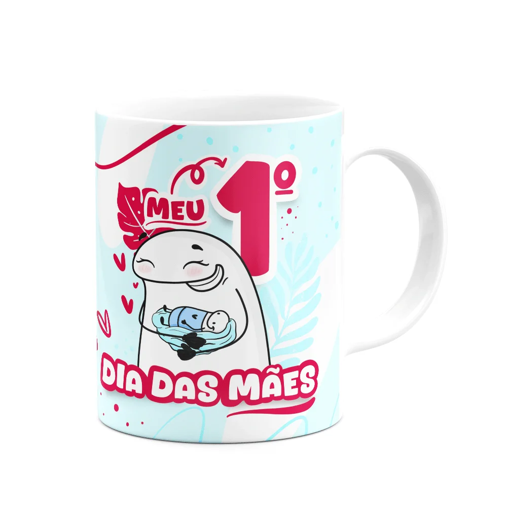 Imagem 4 de 4 do produto Caneca Flork Mães - Meu Primeiro Dia Das Mães - M2