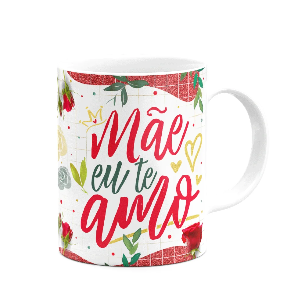 Imagem 3 de 3 do produto Caneca Floral Mães - Uso Exclusivo Da Melhor Mãe Do Mundo M2