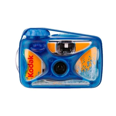 Câmera Analógica 35mm Descartável Kodak Sport A Prova D'água