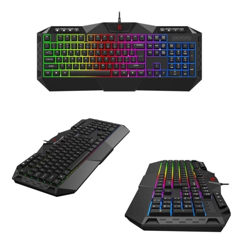 Imagem 4 de 5 do produto Teclado Gamer Multifuncional - Lehmox Gt-t5