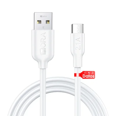 Cabo Carregamento/dados Usb 2.0 A/c 1hora 2.1a 1m Branco
