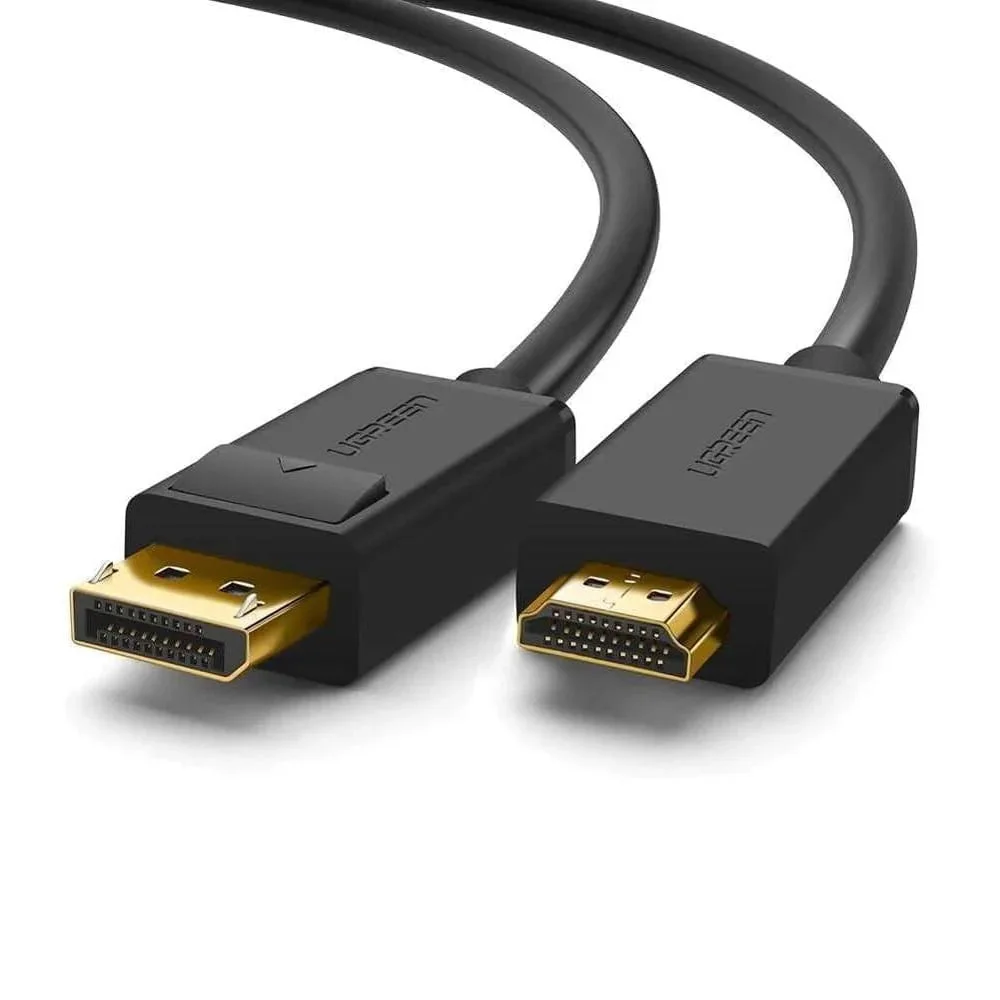 Imagem 5 de 5 do produto Cabo Adaptador Ugreen Displayport P/hdmi Macho 1m Preto