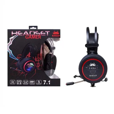 Fone Gamer Microfone Kp401 Cabo 2.20 Metros