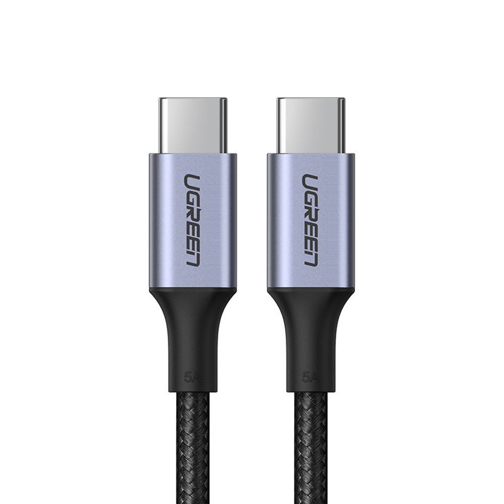Cabo Usb C 2.0 Ugreen Macho/macho 100w 5a 3 Metros Preto