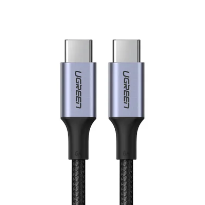 Cabo Usb C 2.0 Ugreen Macho/macho 100w 5a 3 Metros Preto