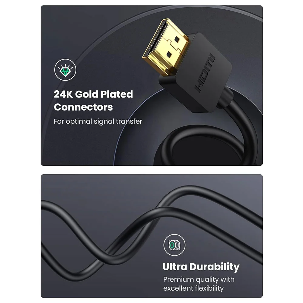 Imagem 3 de 5 do produto Cabo Adaptador Ugreen Micro HDMI P/hdmi Macho 1m Preto