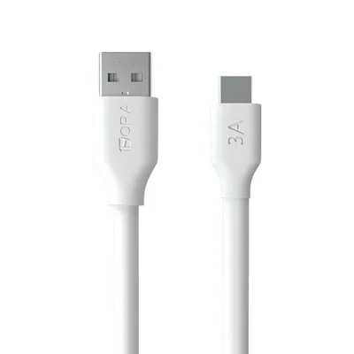 Cabo Carregamento/dados Usb 2.0 A/c 1hora 3a 1m Branco