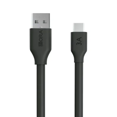 Cabo De Carregamento 1hora Usb 2.0 A/c 3a Macho 1m Preto