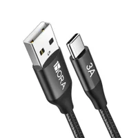Cabo Carregamento 1hora Usb 2.0 A/c 3a Macho 1,5m Preto 2
