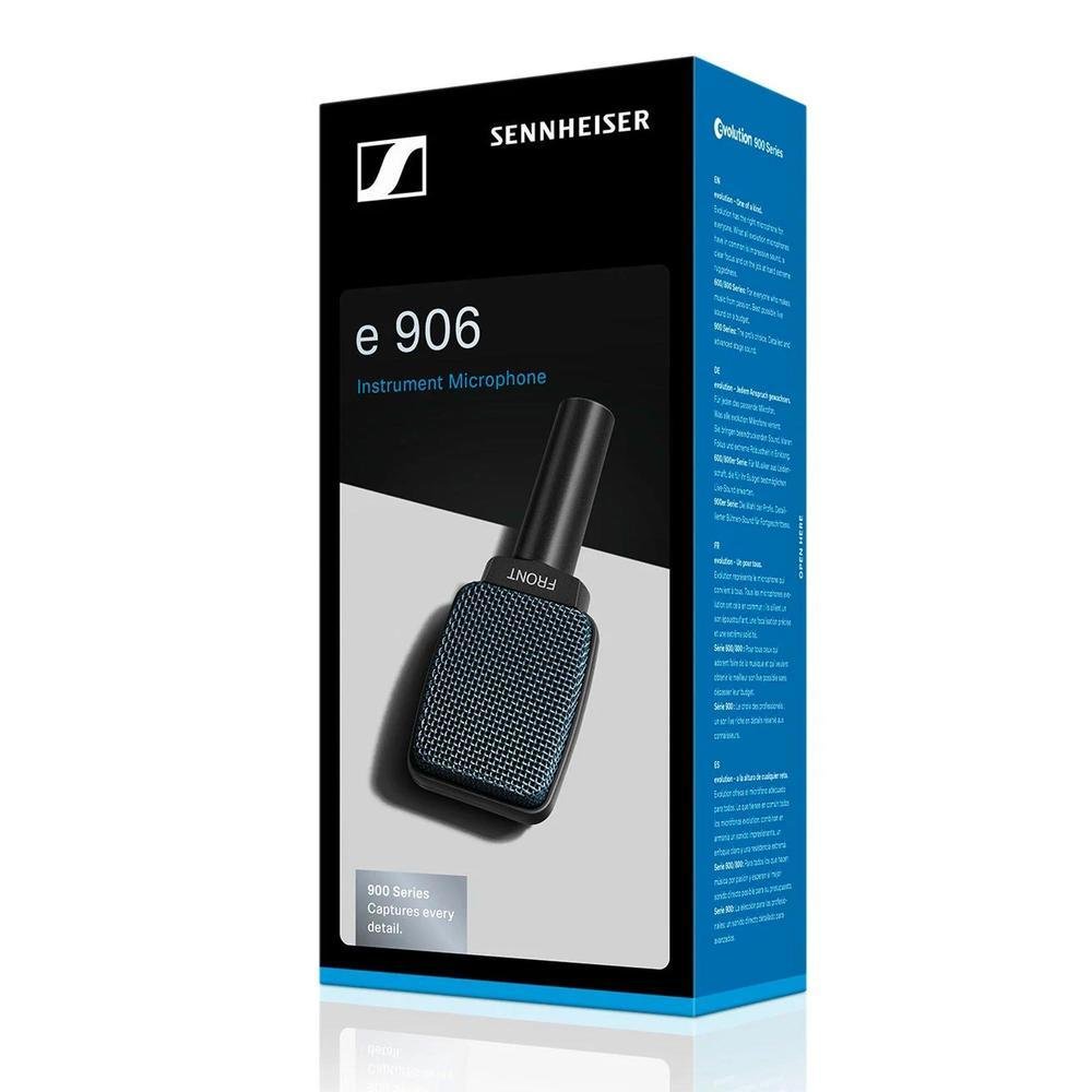 Microfone Sennheiser E906 Dinâmico KaBuM