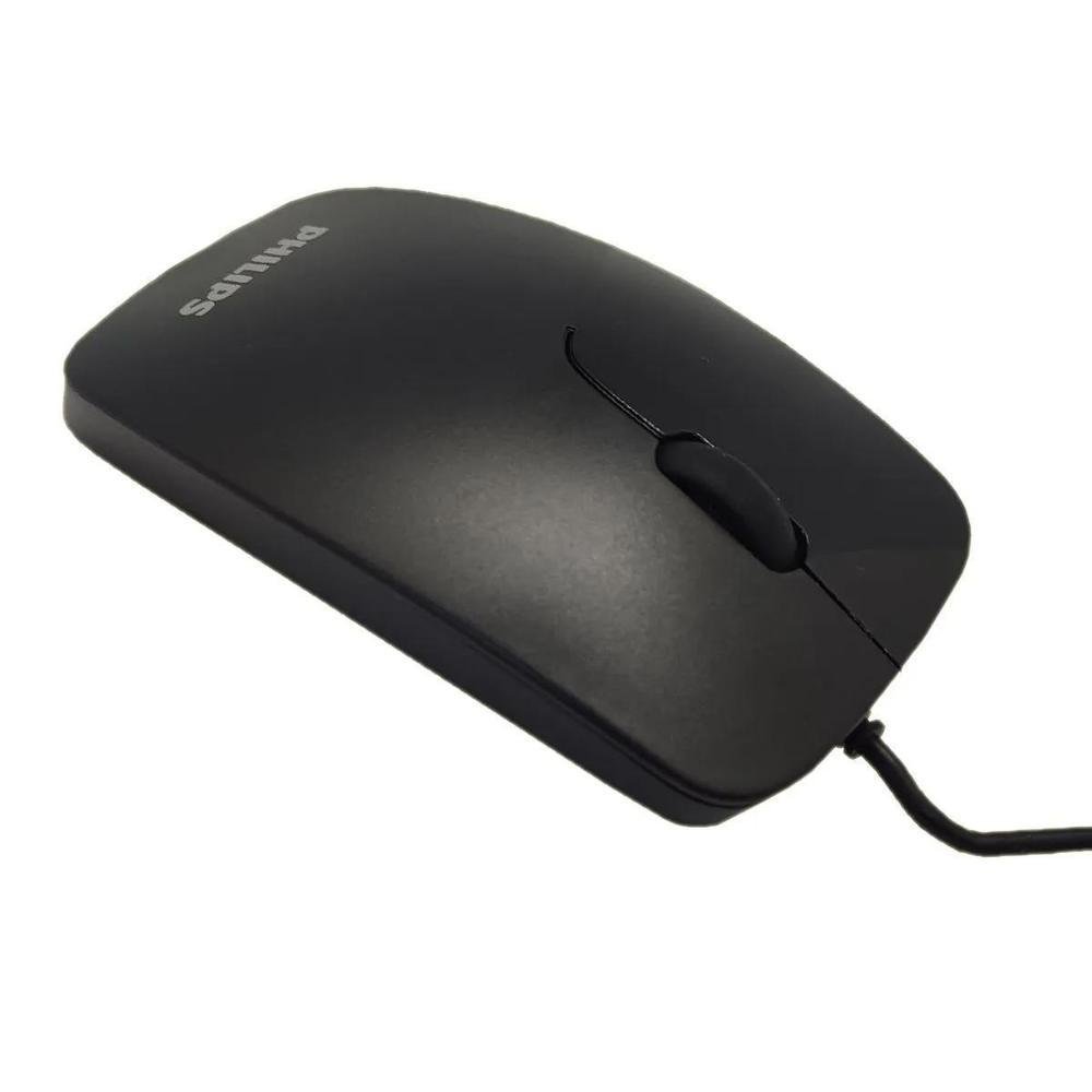 Imagem 2 de 2 do produto Mouse Com Fio Philips Óptico Com 3 Botões Spk7302b