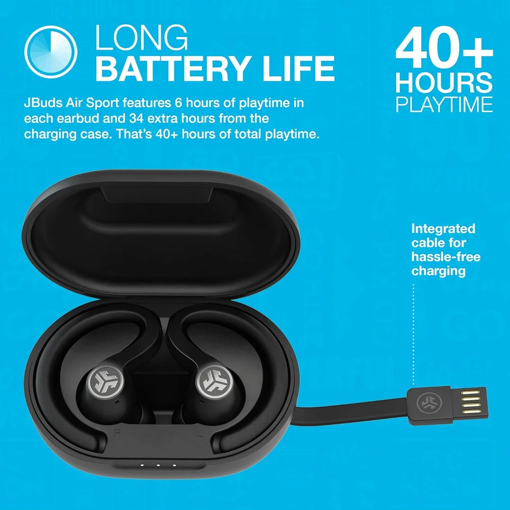 Imagem 2 de 5 do produto Fone De Ouvido Sem Fio 1hora Aut119n Bluetooth 5.3 Preto